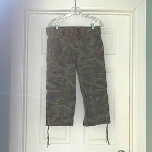 Awesome Retro Camo Capris by Juicy Couture